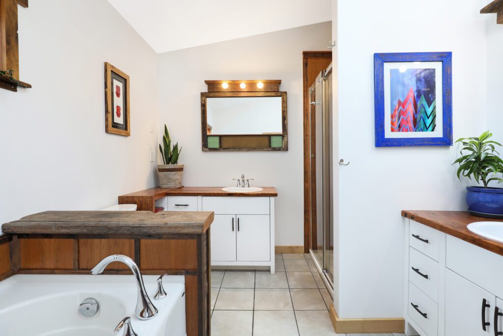 Custom bathroom cabinetry